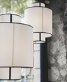 Luminaire: suspension Ilam en papier blanc 