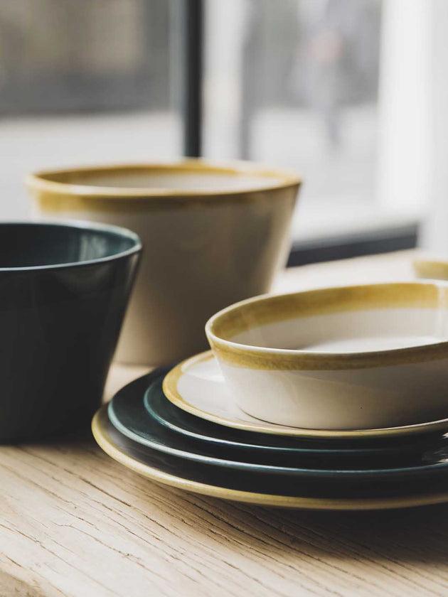 Saladier Ecume en faïence émaillée