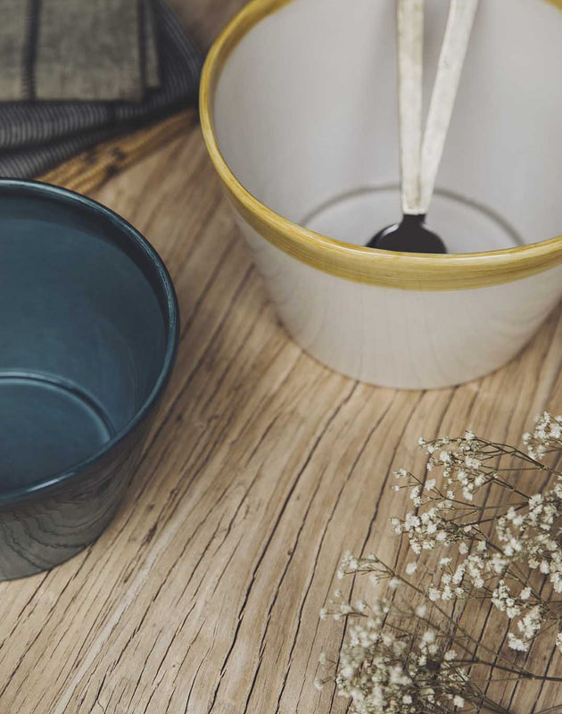 Saladier en faïence émaillée - Caravane