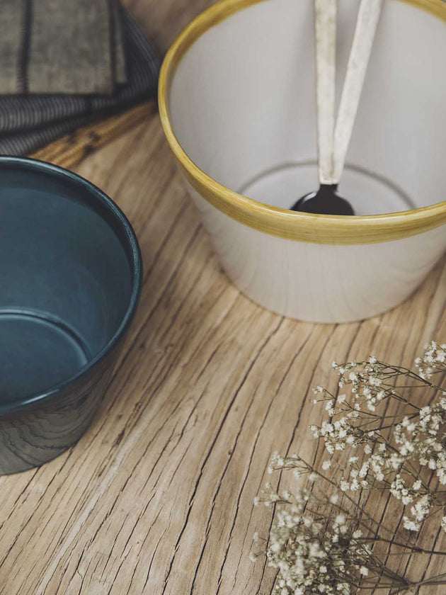 Saladier en faïence émaillée - Caravane