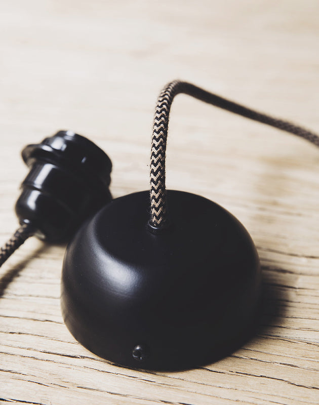 électrification pour suspension E27 noire