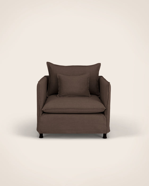 Fauteuil Holi - Tissu Sienna
