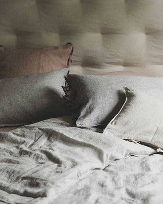 Linge de lit en lin lavé épuré et élégant