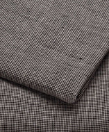 Linge de lit : drap avec un petit imprimé pied de poule