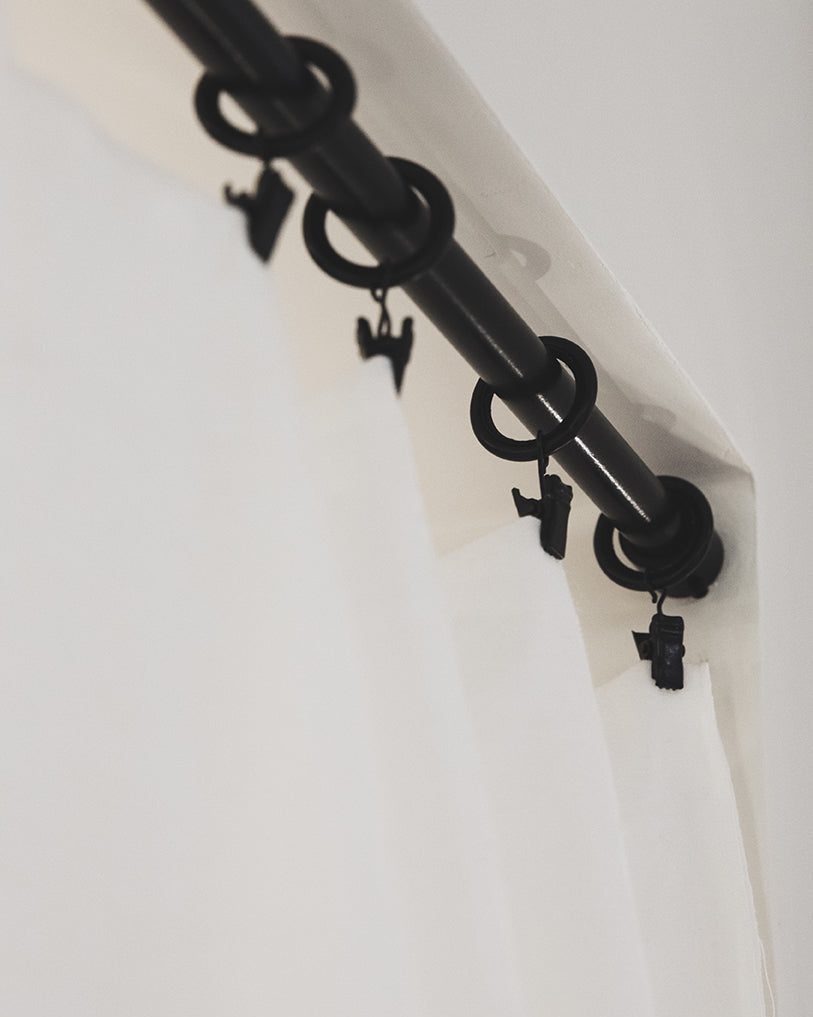 Attaches rideaux pour accrocher vos rideaux sans faire de couture