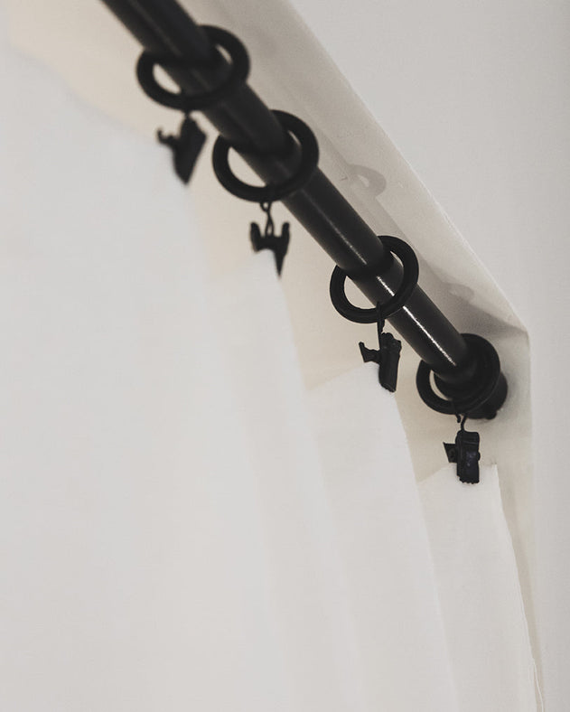 Attaches rideaux pour accrocher vos rideaux sans faire de couture