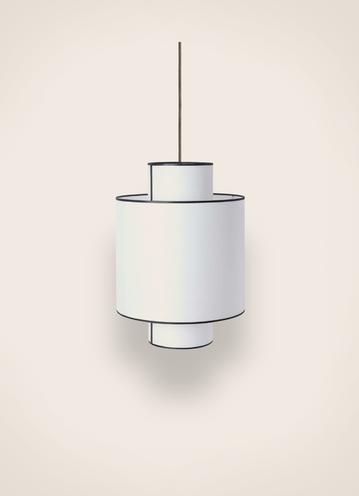 Luminaire: suspension Ilam en papier blanc 