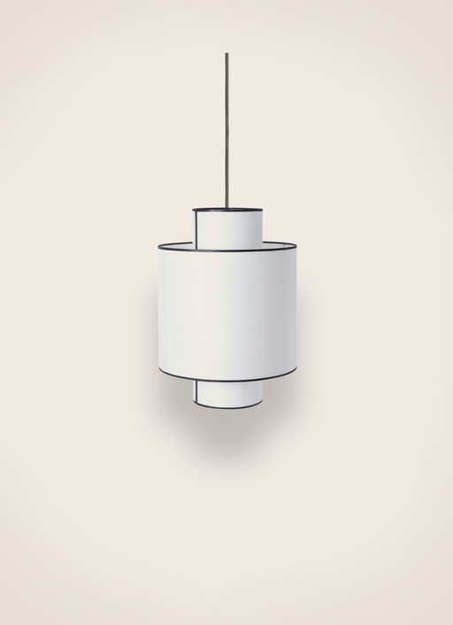 Luminaire: suspension Ilam en papier blanc 