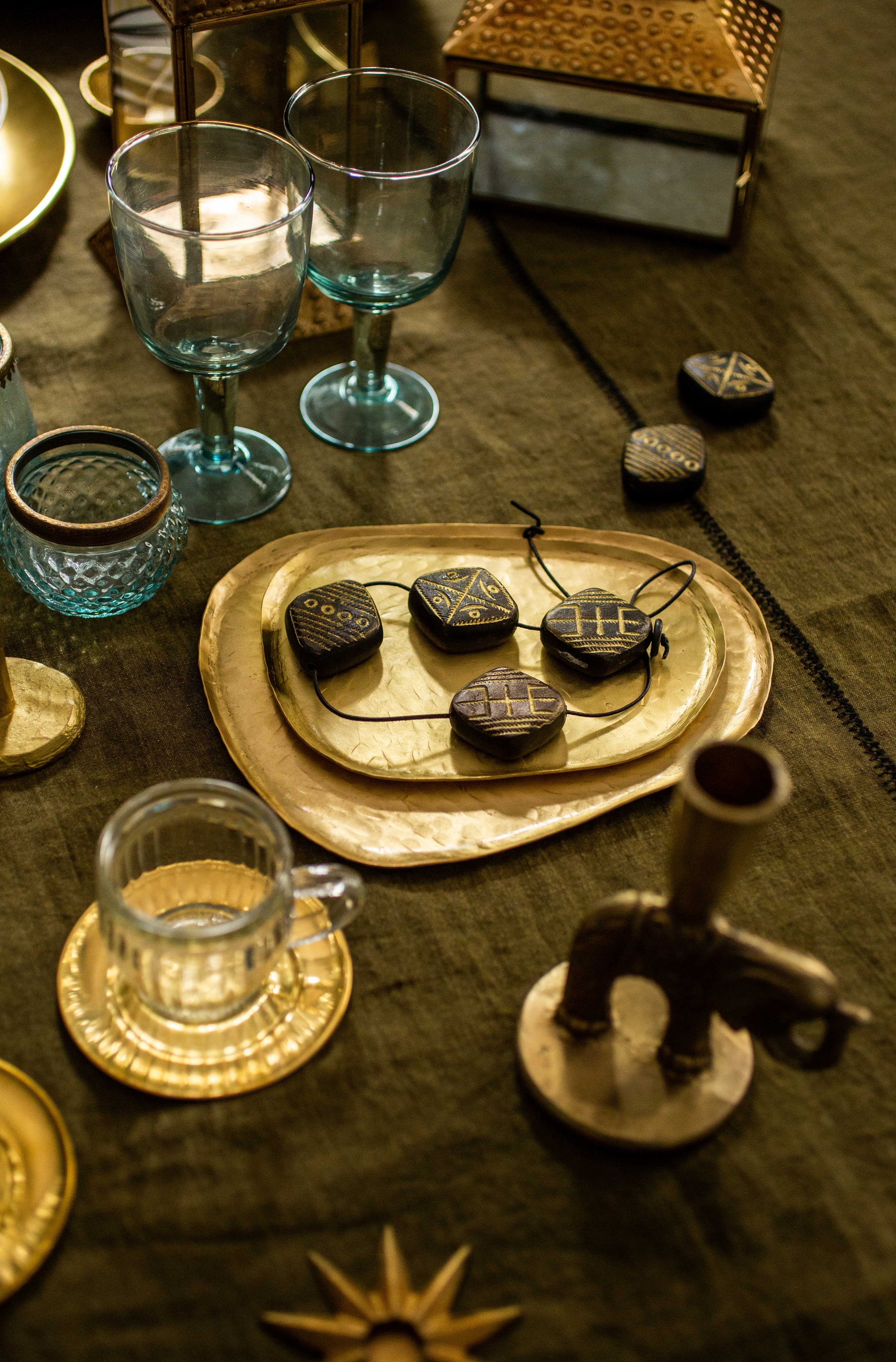 Set de 2 plateaux Ema