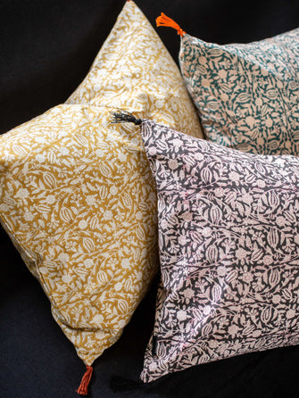 Housse de coussin Tulipan aux motifs floraux