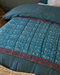 Pièce artisanale Kantha Azur