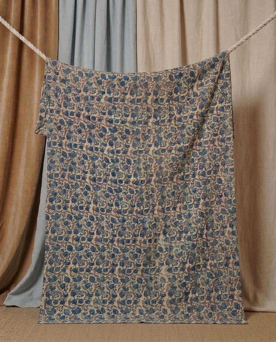 Kantha Celadon Handcrafted Piece