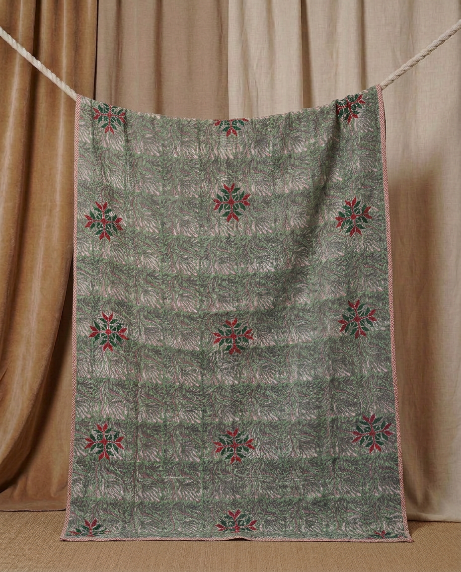 Kantha Ecorce Handcrafted Piece