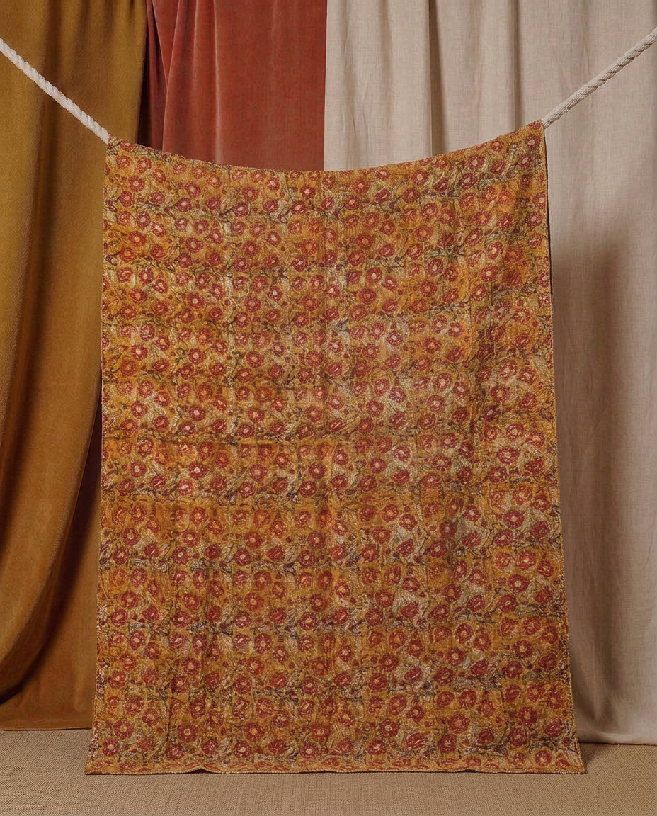 Kantha Sienne Handcrafted Piece