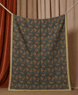 Kantha Vert de gris Handcrafted Piece