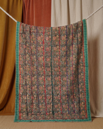 Kantha Zellige Handcrafted Piece
