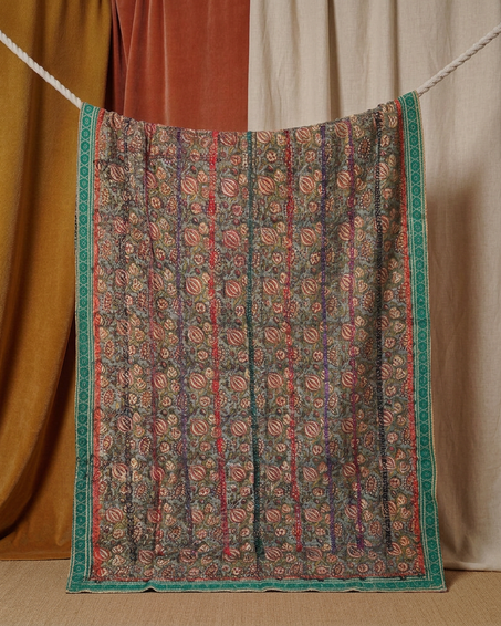 Kantha Zellige Handcrafted Piece
