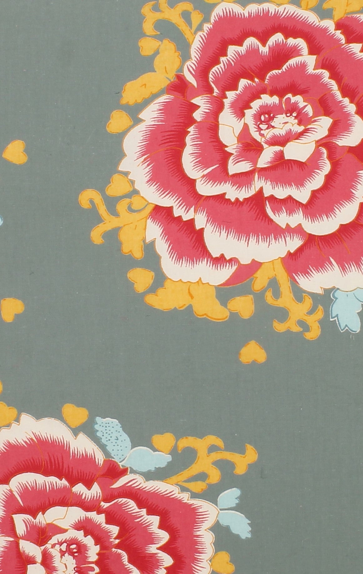 Tissu motif floral Liao