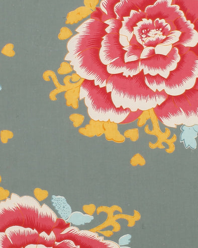 Tissu motif floral Liao