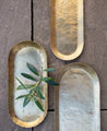 Set de 3 plateaux gigognes Dana en laiton massif dorés