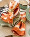 Assiettes vendues en lot peintes à la main en faïence