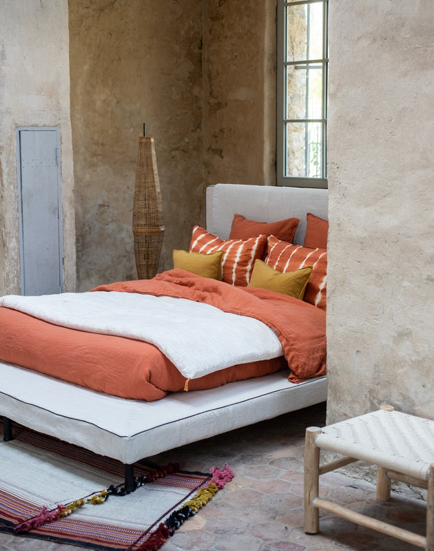 Tapis Janga de couloir coloré à motifs en laine