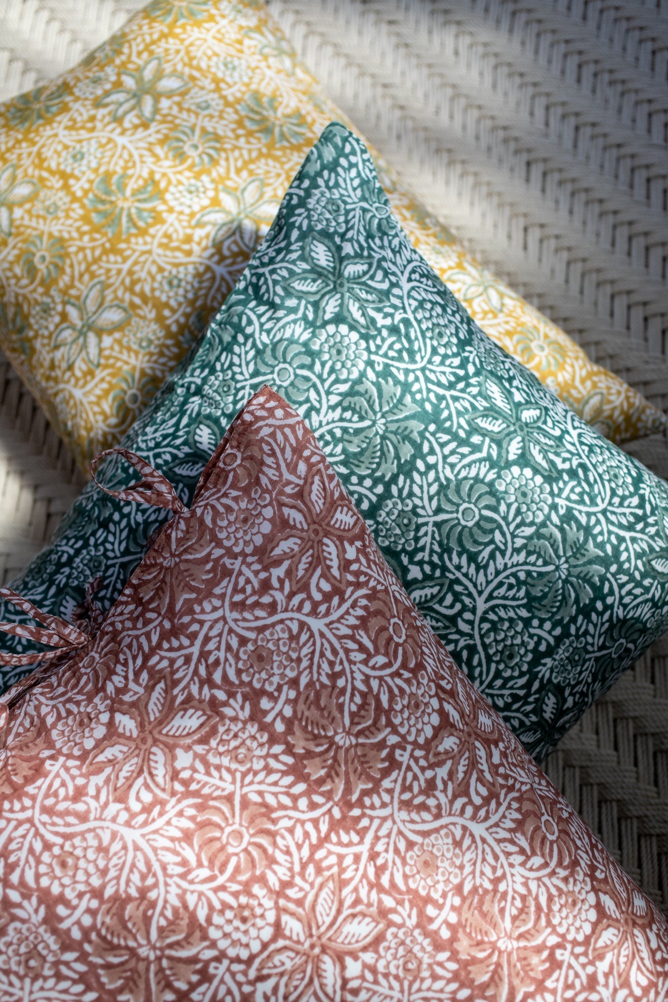 Set de 2 taies d'oreiller motif floral