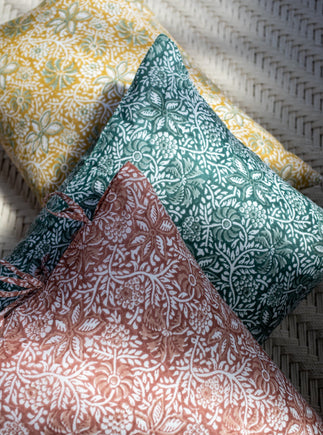 Set de 2 taies d'oreiller motif floral