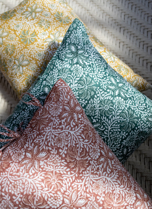 Set de 2 taies d'oreiller motif floral