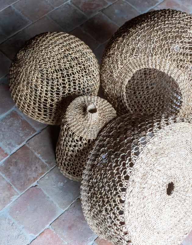 Collection de suspensions Balbi en fibre de bananier