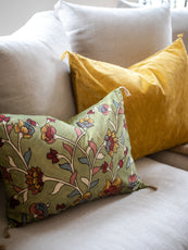 Housse de coussin Kalamkari