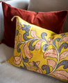 Housse de coussin Kalamkari