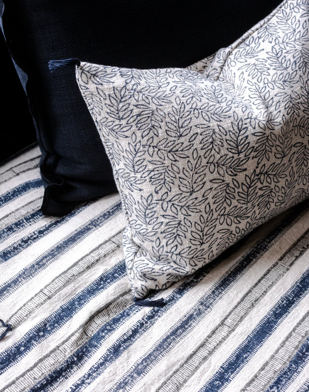 Sofa Cover Kormo en khadi de coton à motifs