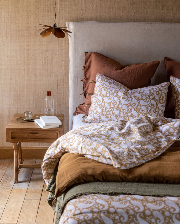 Parure de lit Paisley - Camel