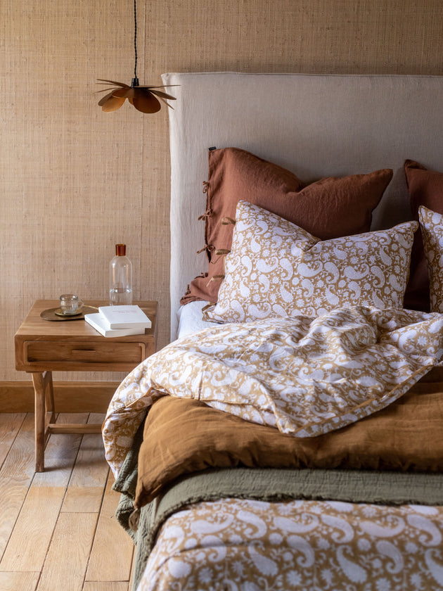 Paisley Bedding Set - Camel