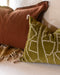 Ensemble de coussins en velours de coton Jody