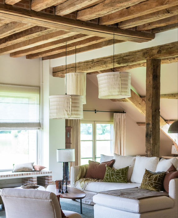 Trois suspensions en coton Chimère 