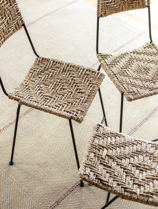 Ensemble de 2 chaise et 1 tabouret Murgi végétal