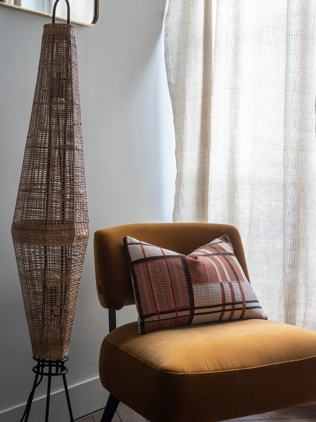 Elegants rideaux prêt à poser en khadi de coton biologique Arys