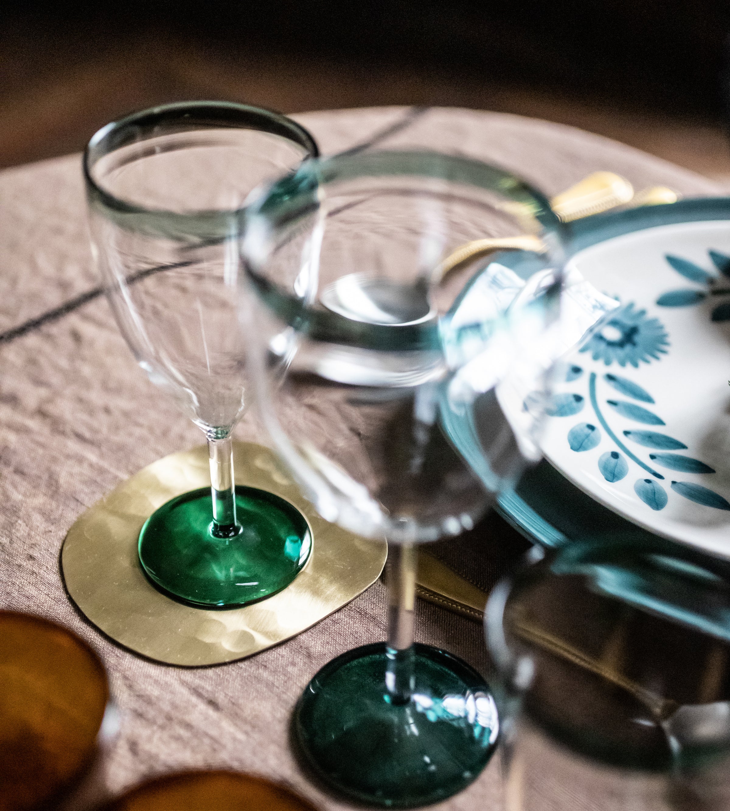 Lot de 4 verres à pied Ina