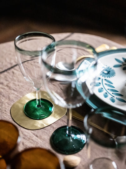 Lot de 4 verres à pied Ina