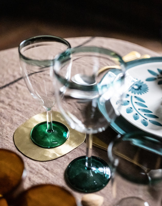 Lot de 4 verres à pied Ina