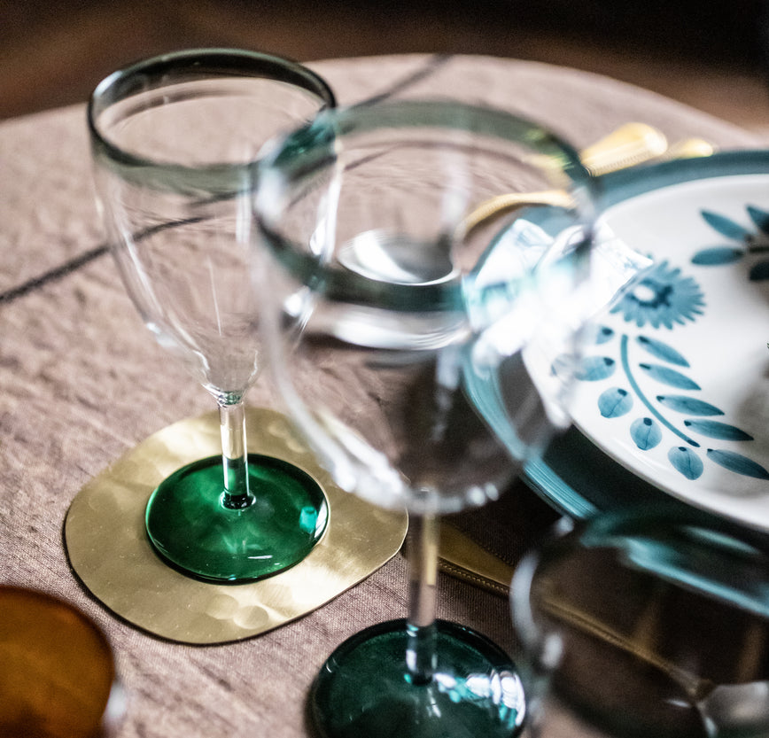 Lot de 4 verres à pied Ina