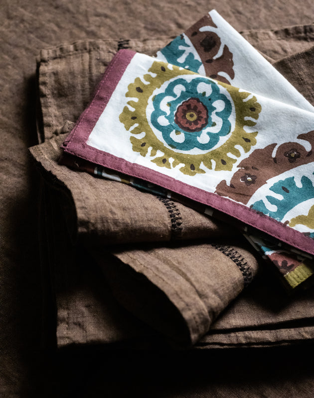 Lot de 4 serviettes Koloria