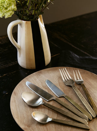 couverts fouchettes, couteaux et cuilllères en acier Aurea
