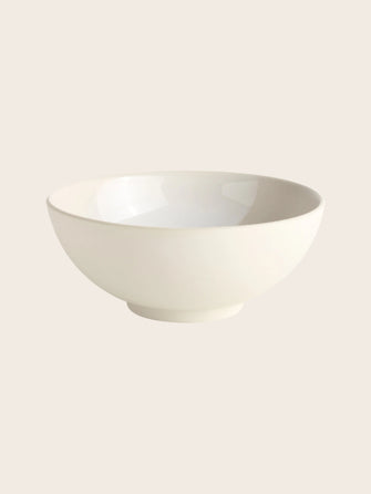 Lot de 6 coupelles en grès émaillé blanc