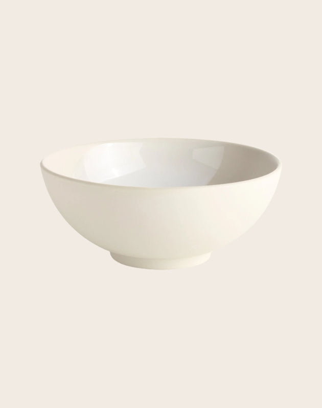 Lot de 6 coupelles en grès émaillé blanc