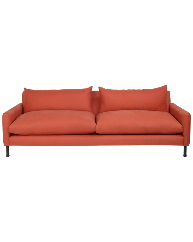 Canapé vintage rouge