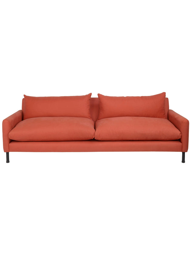 Canapé vintage rouge