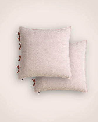 Set of 2 Fil à fil pillowcases